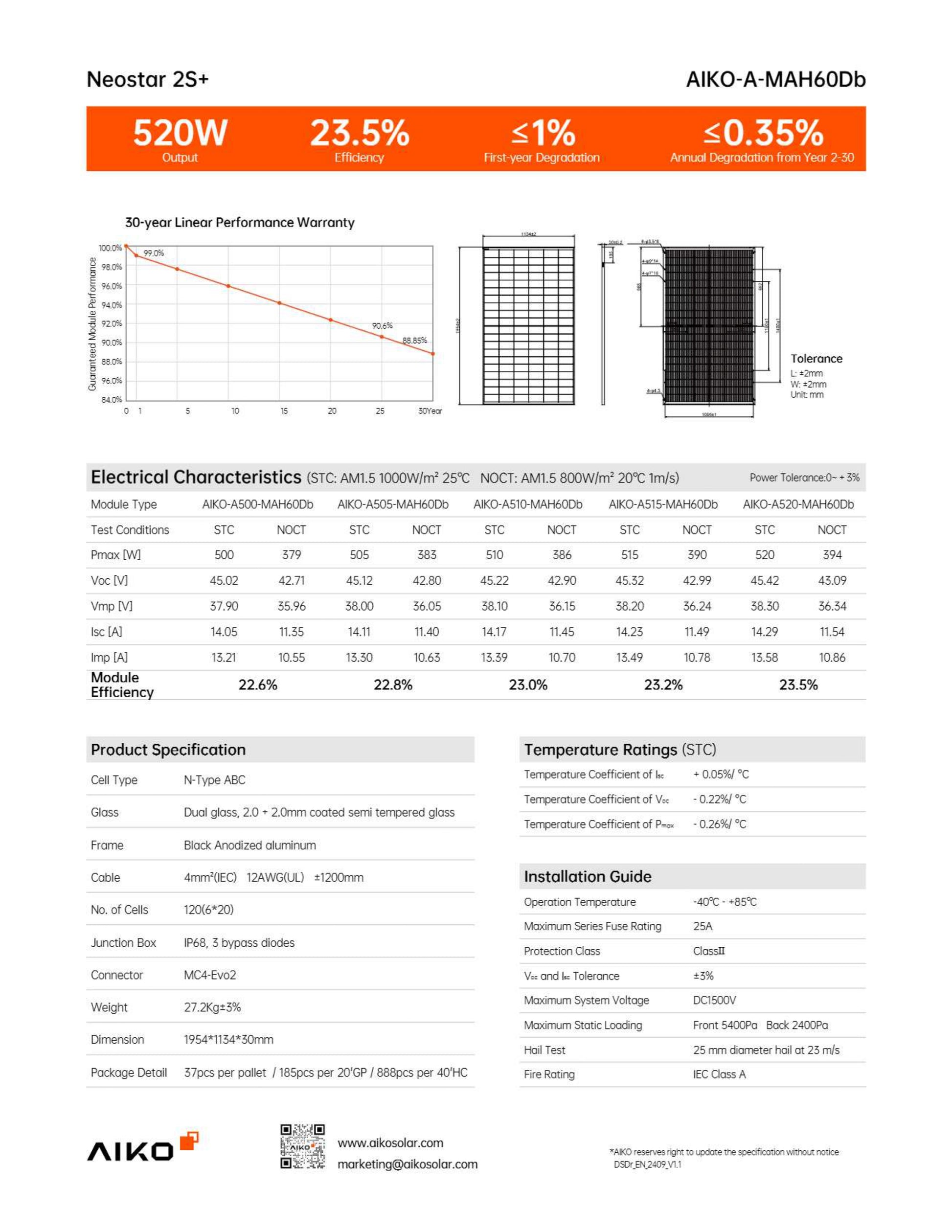 Aiko Neostar 2S+ 500W