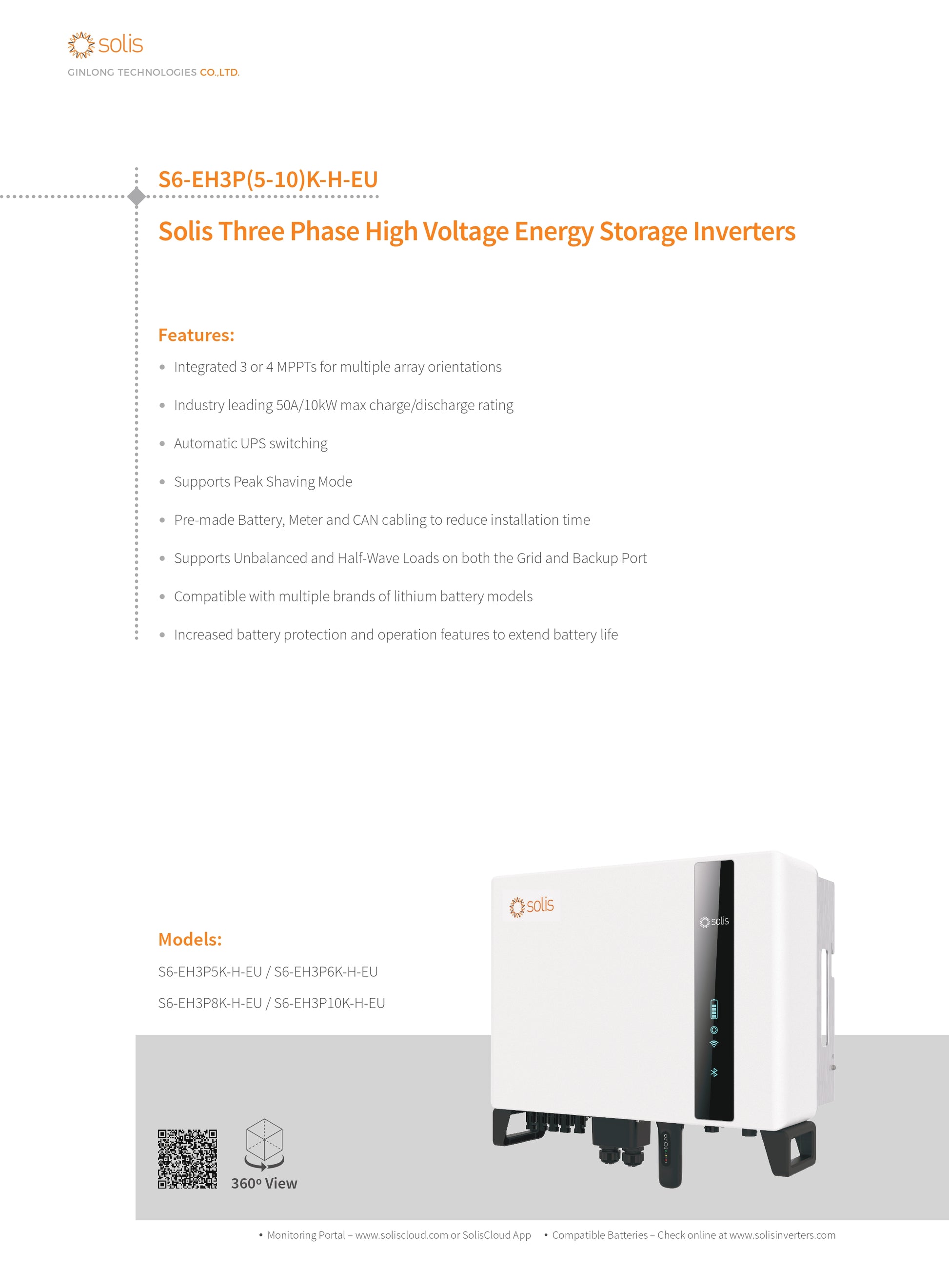 Solis datasheet