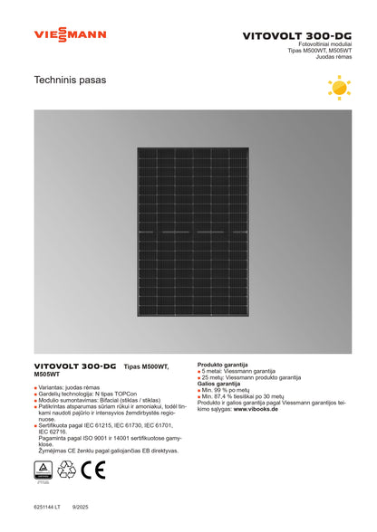 Viessmann 500W Saulės Modulis